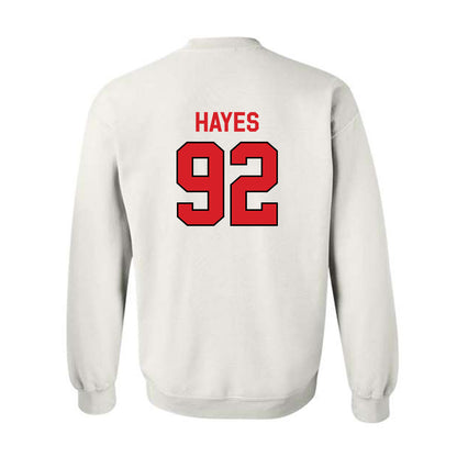 Davidson - NCAA Football : Christian Hayes - Classic Fashion Shersey Crewneck Sweatshirt-1