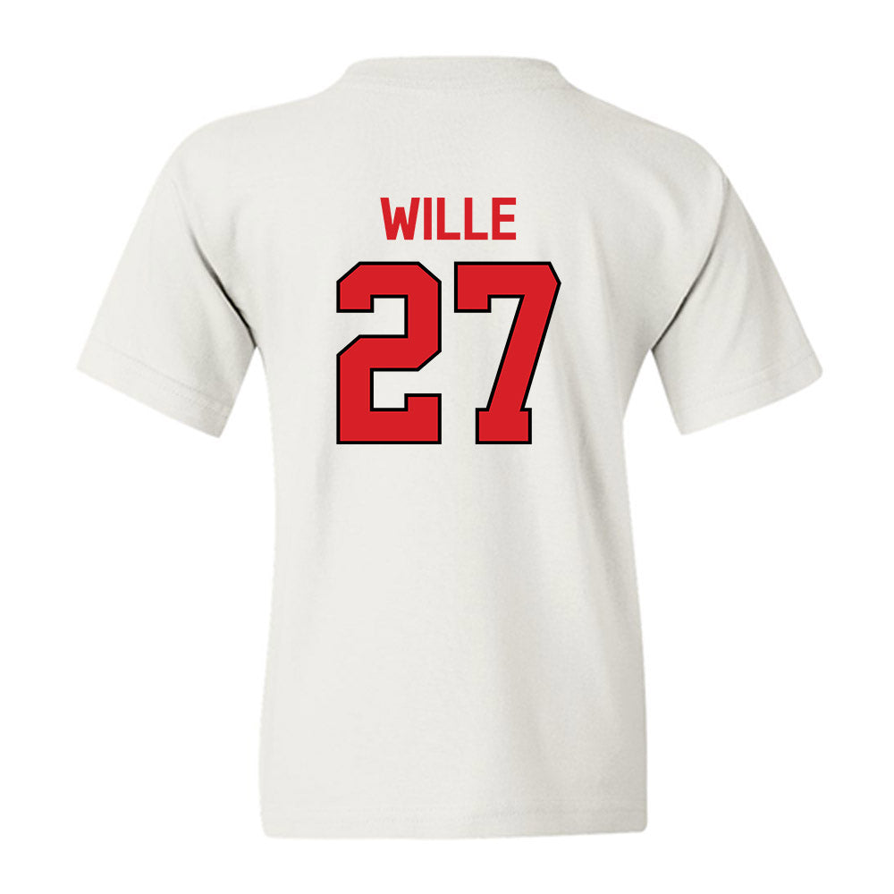 Davidson - NCAA Baseball : Tyler Wille - Classic Fashion Shersey Youth T-Shirt-1