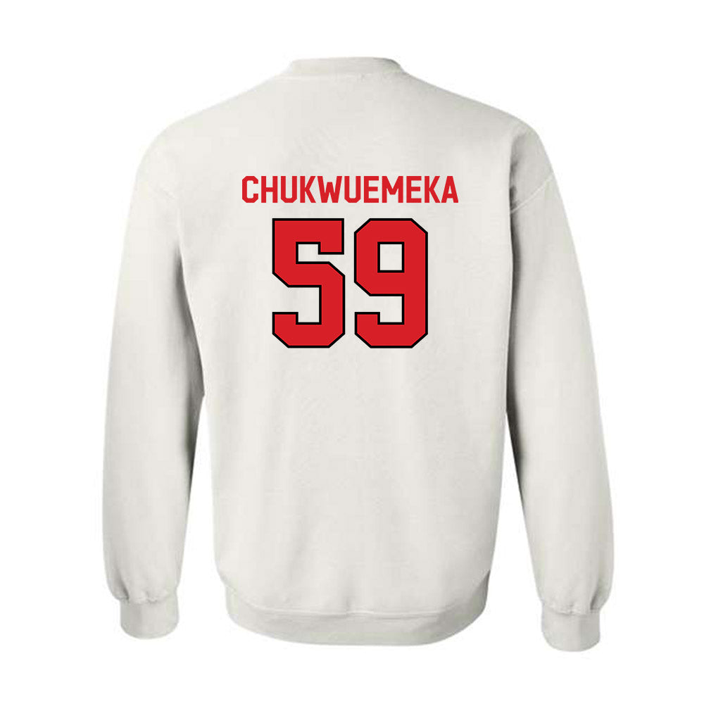 Davidson - NCAA Football : Danzel Chukwuemeka - Classic Fashion Shersey Crewneck Sweatshirt-1
