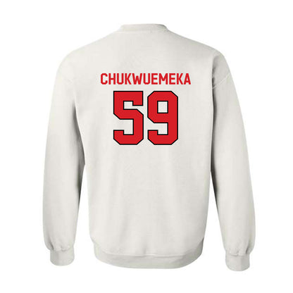 Davidson - NCAA Football : Danzel Chukwuemeka - Classic Fashion Shersey Crewneck Sweatshirt-1