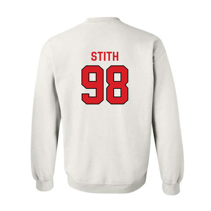 Davidson - NCAA Football : Jeramy Stith - Classic Fashion Shersey Crewneck Sweatshirt-1