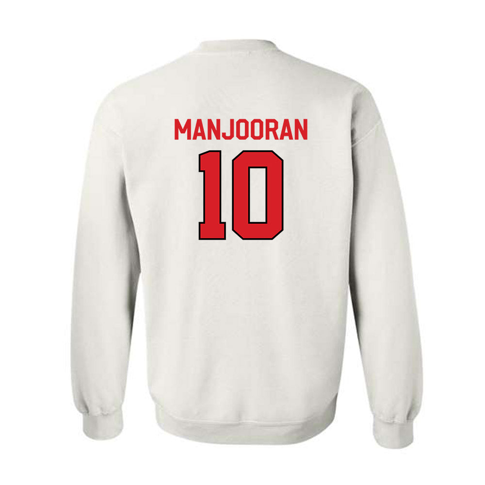 Davidson - NCAA Baseball : Matthew Manjooran - Classic Fashion Shersey Crewneck Sweatshirt-1