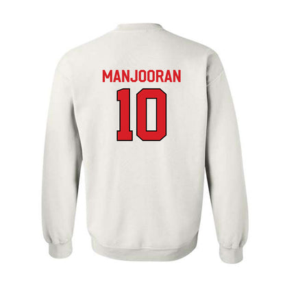 Davidson - NCAA Baseball : Matthew Manjooran - Classic Fashion Shersey Crewneck Sweatshirt-1