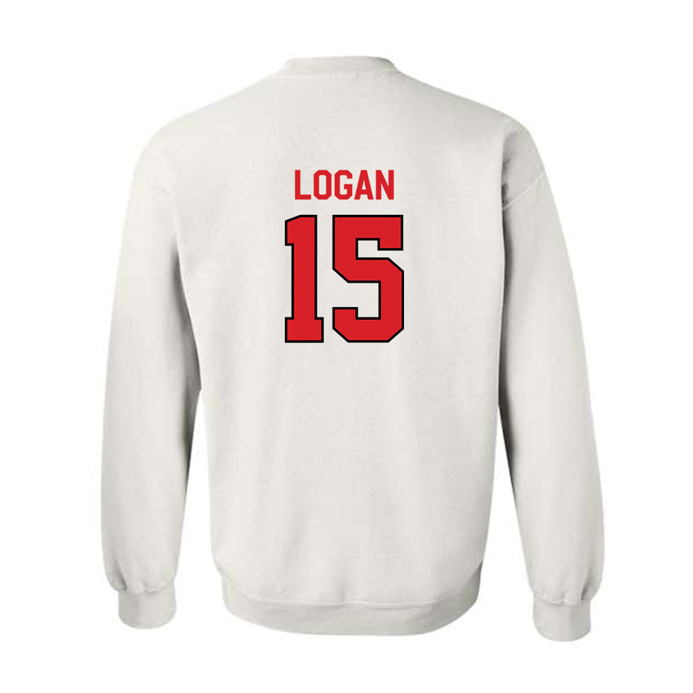 Davidson - NCAA Men's Basketball : Sean Logan - Classic Fashion Shersey Crewneck Sweatshirt-1