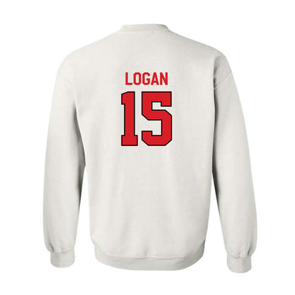 Davidson - NCAA Men's Basketball : Sean Logan - Classic Fashion Shersey Crewneck Sweatshirt-1
