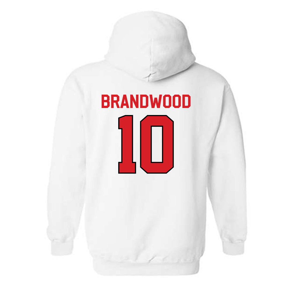 Davidson - NCAA Football : Gavin Brandwood - Classic Fashion Shersey Hooded Sweatshirt-1