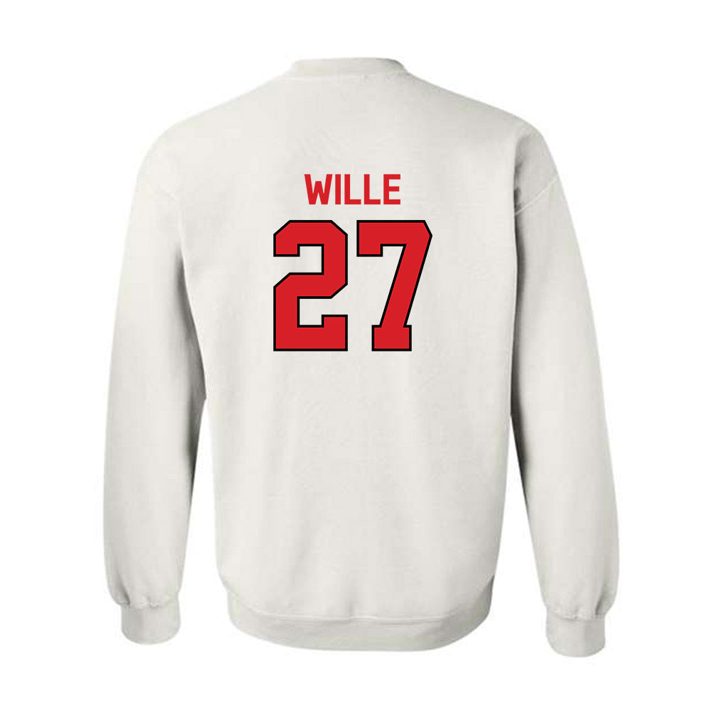 Davidson - NCAA Baseball : Tyler Wille - Classic Fashion Shersey Crewneck Sweatshirt-1