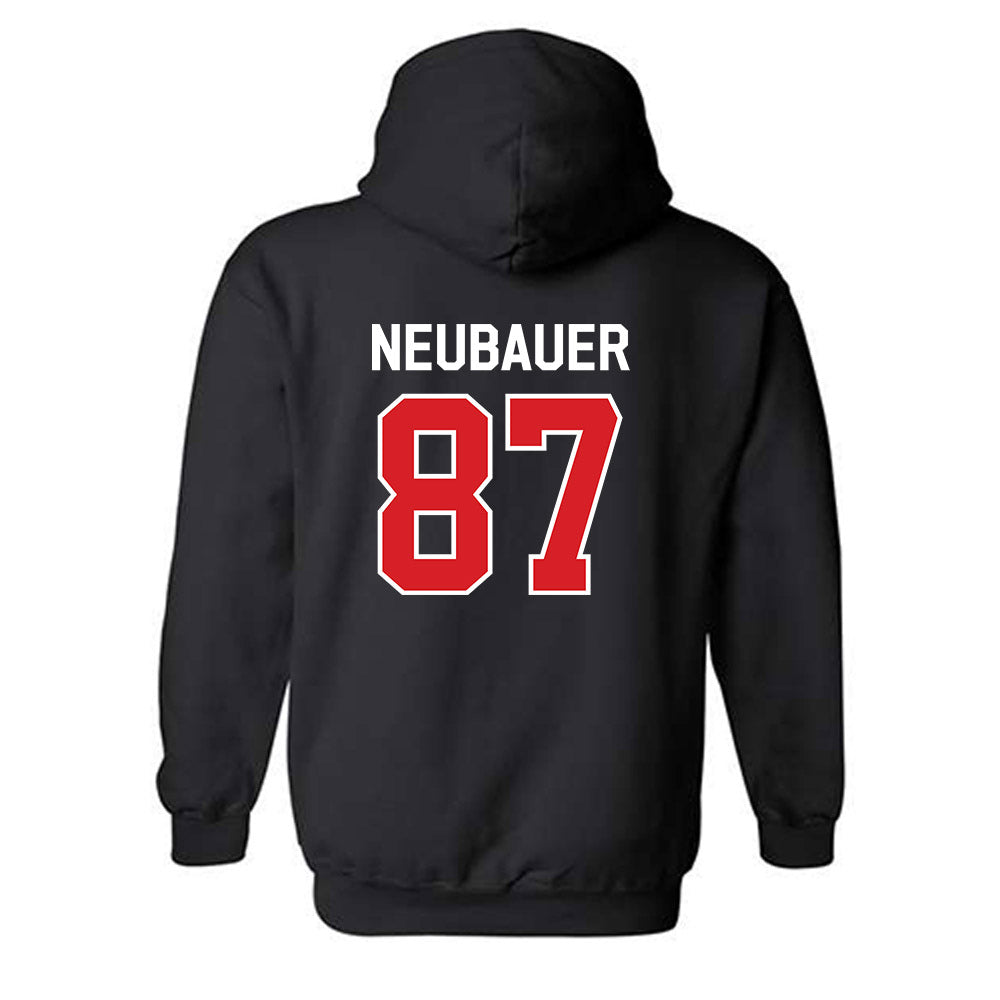 Davidson - NCAA Football : Cal Neubauer - Classic Fashion Shersey Hooded Sweatshirt-1
