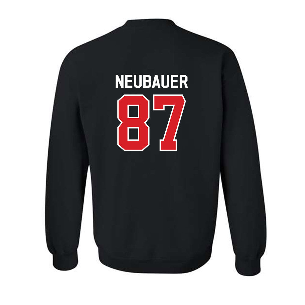 Davidson - NCAA Football : Cal Neubauer - Classic Fashion Shersey Crewneck Sweatshirt-1