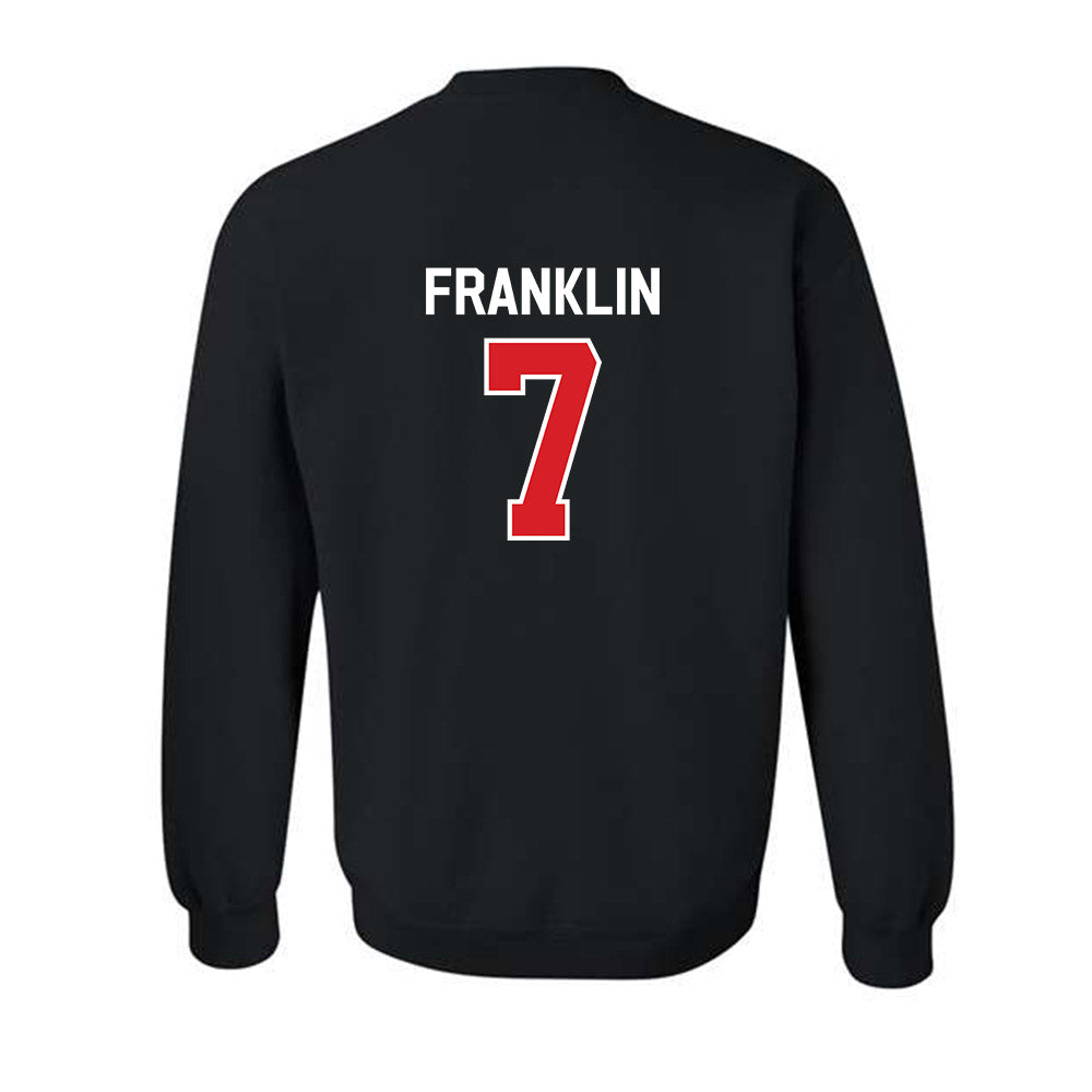 Davidson - NCAA Football : Jim Franklin - Classic Fashion Shersey Crewneck Sweatshirt-1
