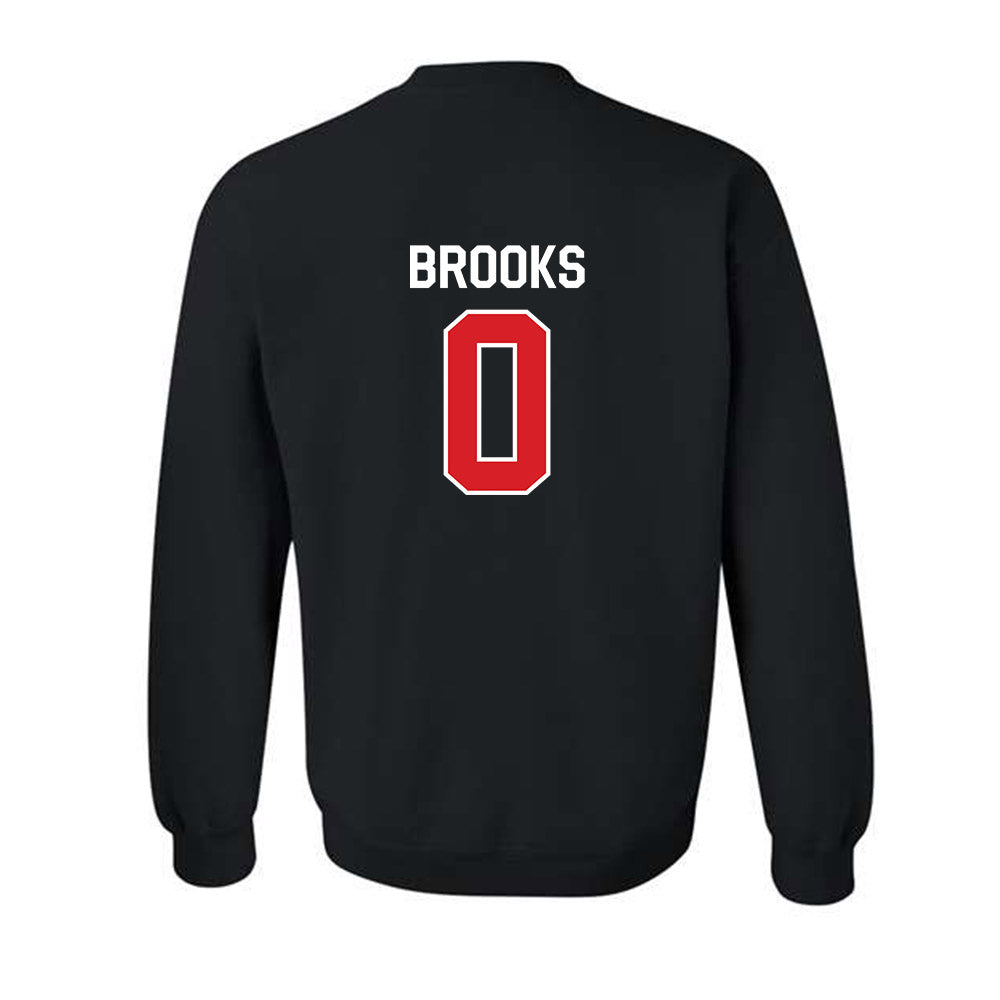Davidson - NCAA Football : Hunter Brooks - Classic Fashion Shersey Crewneck Sweatshirt-1