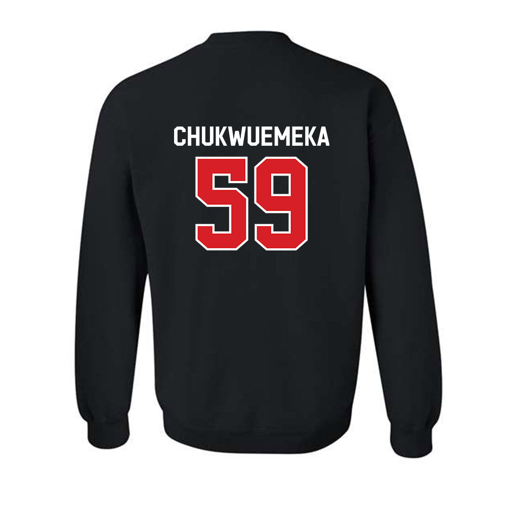 Davidson - NCAA Football : Danzel Chukwuemeka - Classic Fashion Shersey Crewneck Sweatshirt-1