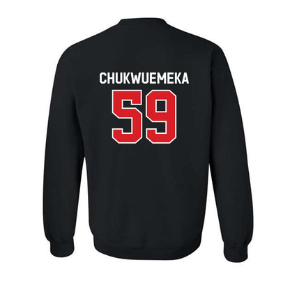 Davidson - NCAA Football : Danzel Chukwuemeka - Classic Fashion Shersey Crewneck Sweatshirt-1