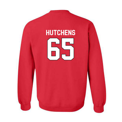 Davidson - NCAA Football : Russell Hutchens - Classic Fashion Shersey Crewneck Sweatshirt-1