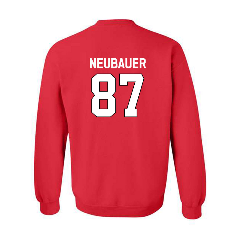 Davidson - NCAA Football : Cal Neubauer - Classic Fashion Shersey Crewneck Sweatshirt-1