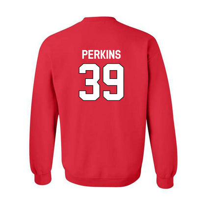 Davidson - NCAA Baseball : Wilson Perkins - Classic Fashion Shersey Crewneck Sweatshirt-1