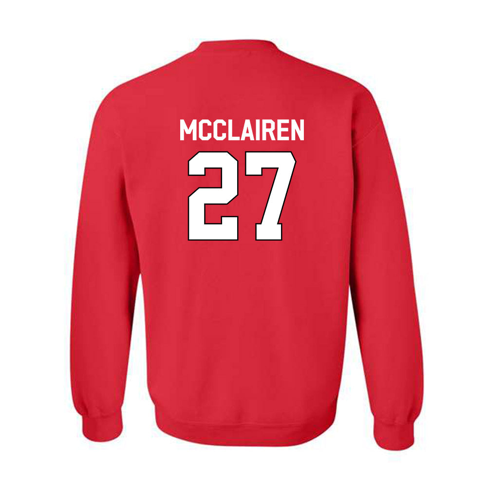 Davidson - NCAA Football : Revis McClairen - Classic Fashion Shersey Crewneck Sweatshirt-1