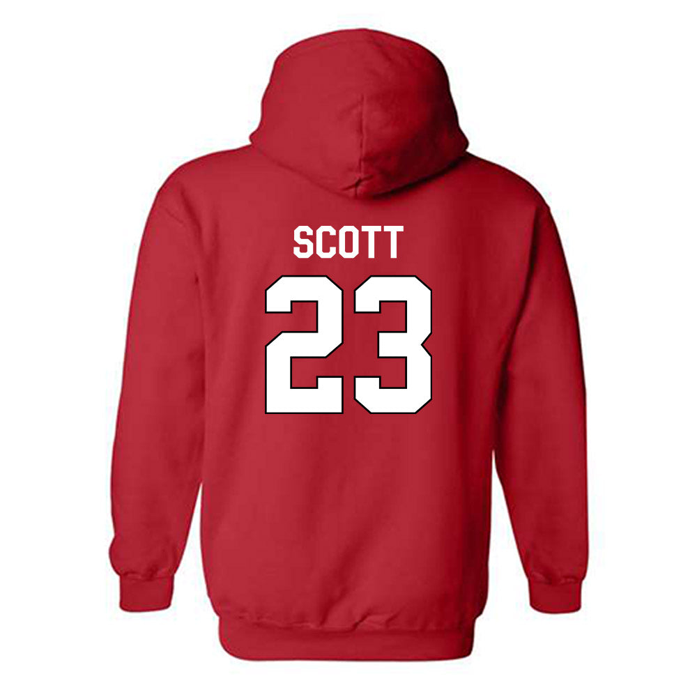 Davidson - NCAA Football : Nakoma Scott - Classic Fashion Shersey Hooded Sweatshirt-1