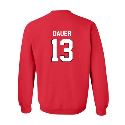 Davidson - NCAA Women's Basketball : Sienna Dauer - Classic Fashion Shersey Crewneck Sweatshirt