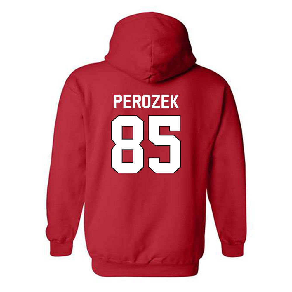 Davidson - NCAA Football : Jack Perozek - Classic Fashion Shersey Hooded Sweatshirt-1