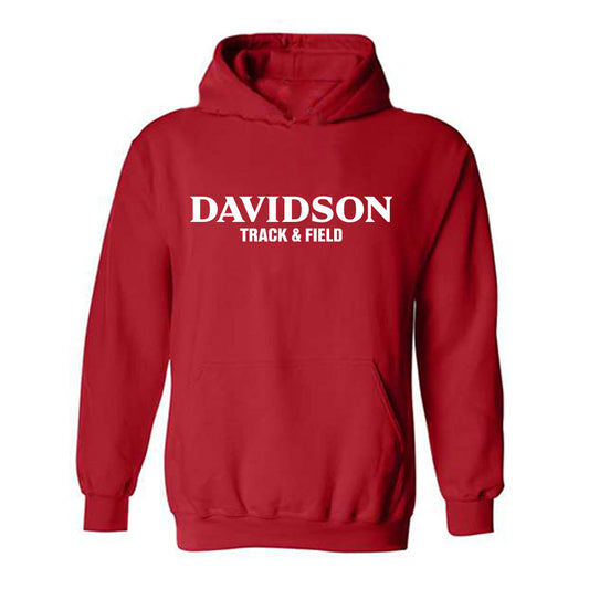 Davidson - NCAA Men's Track & Field : Jackson Steffen - Classic Fashion Shersey Hooded Sweatshirt-0