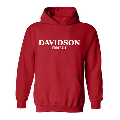 Davidson - NCAA Football : Hunter Brooks - Classic Fashion Shersey Hooded Sweatshirt-0
