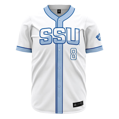 SSU - NCAA Softball : Kaiya Dickens - White Jersey-0