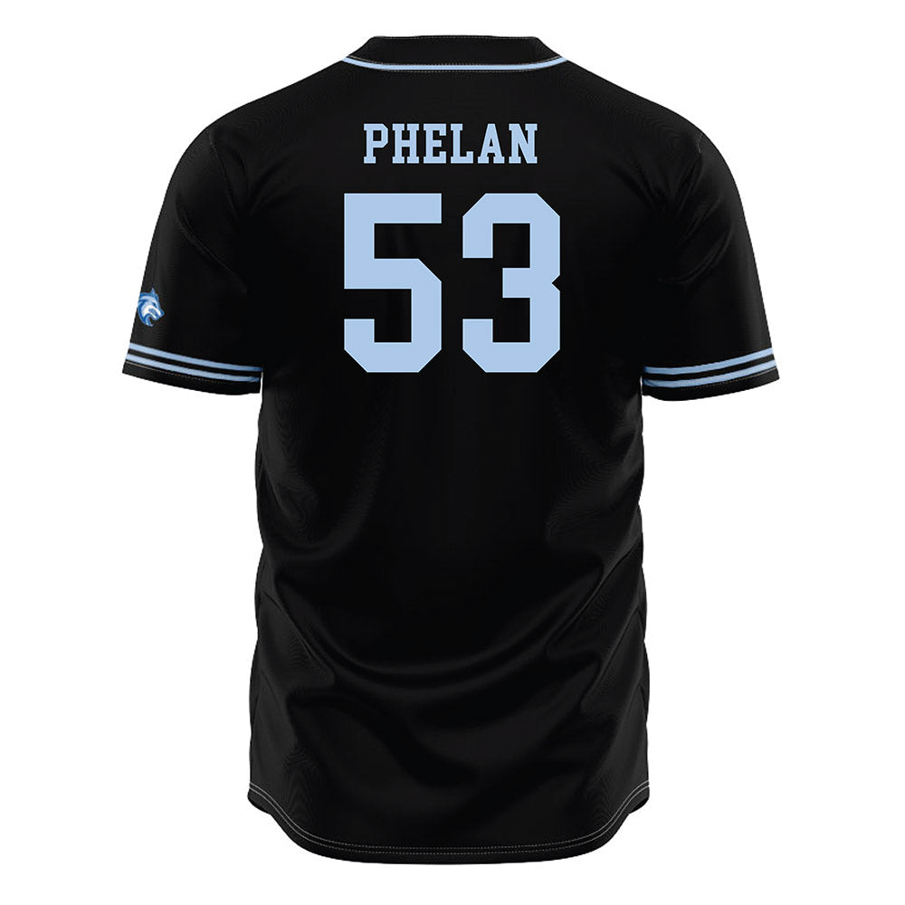SSU - NCAA Baseball : Riley Phelan - Black Jersey-1