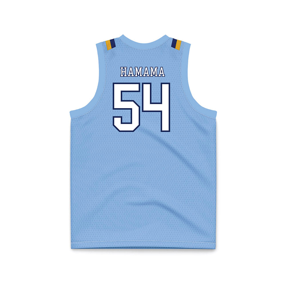 Kent State - NCAA Men's Basketball : Omer Hamama - Baby Blue Basketball Jersey-1