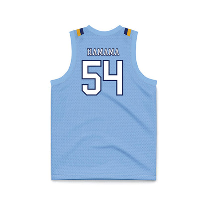 Kent State - NCAA Men's Basketball : Omer Hamama - Baby Blue Basketball Jersey-1