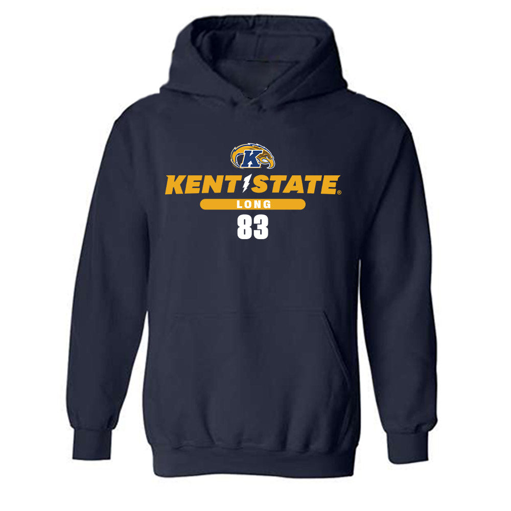 Kent State - NCAA Football : Garrett Long - Classic Fashion Shersey Hooded Sweatshirt-0