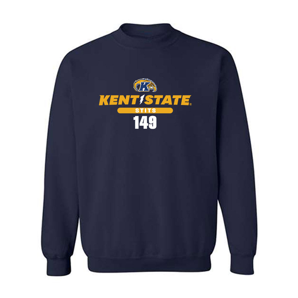 Kent State - NCAA Wrestling : Silas Stits - Classic Fashion Shersey Crewneck Sweatshirt-0