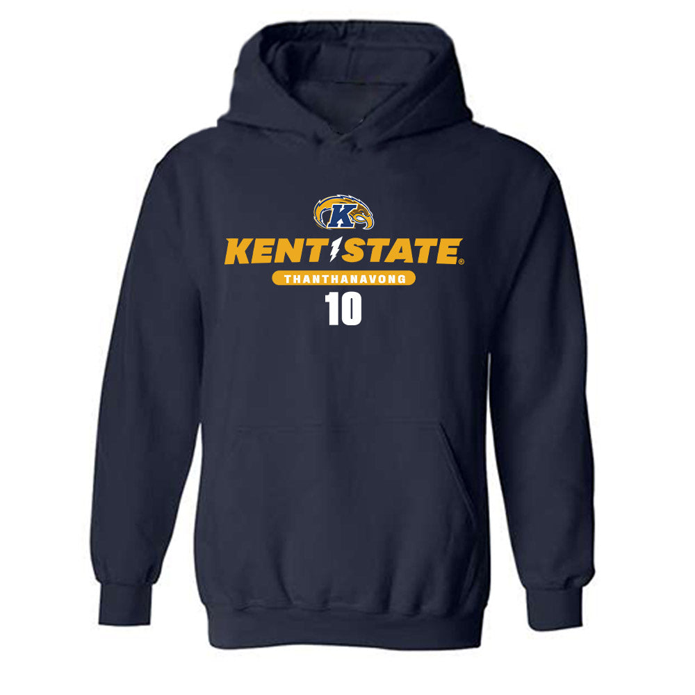 Kent State - NCAA Football : Ethan Thanthanavong - Classic Fashion Shersey Hooded Sweatshirt-0