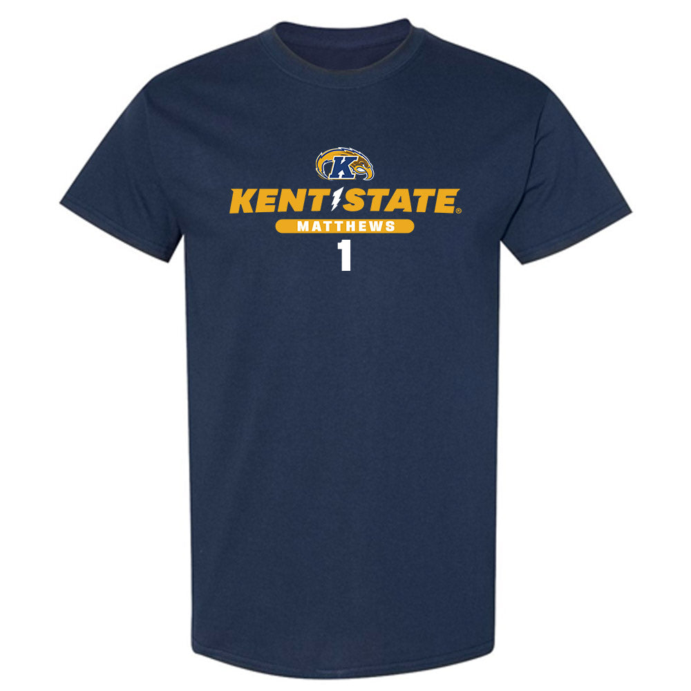 Kent State - NCAA Baseball : Luke Matthews - Classic Fashion Shersey T-Shirt-0