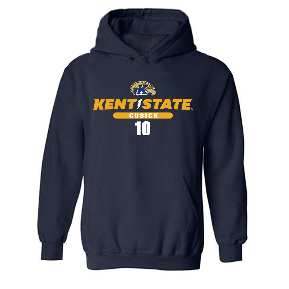 Kent State - NCAA Women's Soccer : Addy Cusick - Classic Fashion Shersey Hooded Sweatshirt-0