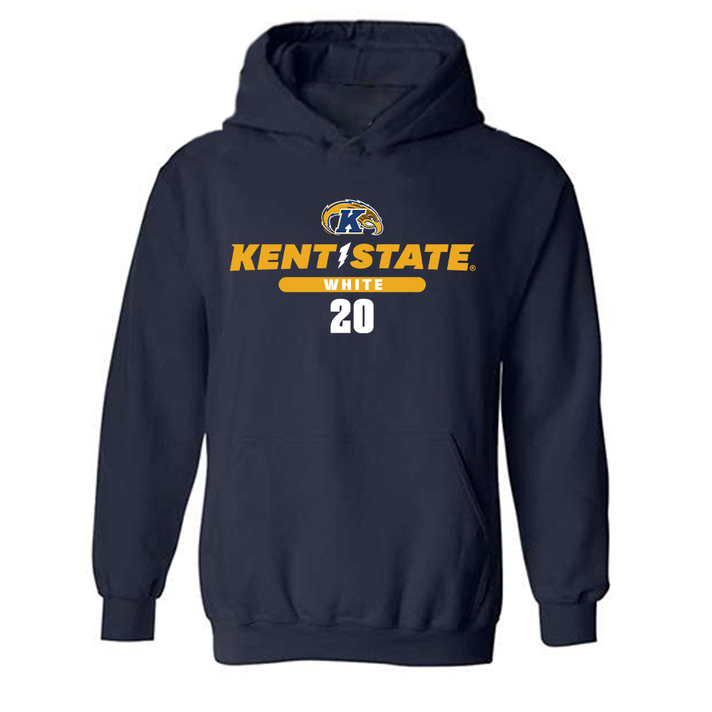 Kent State - NCAA Women's Lacrosse : Bella White - Classic Fashion Shersey Hooded Sweatshirt-0