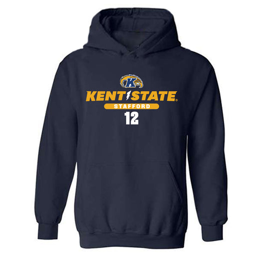 Kent State - NCAA Women's Basketball : Whitney Stafford - Classic Fashion Shersey Hooded Sweatshirt-0