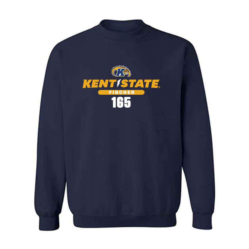 Kent State - NCAA Wrestling : Jordan Fincher - Classic Fashion Shersey Crewneck Sweatshirt-0