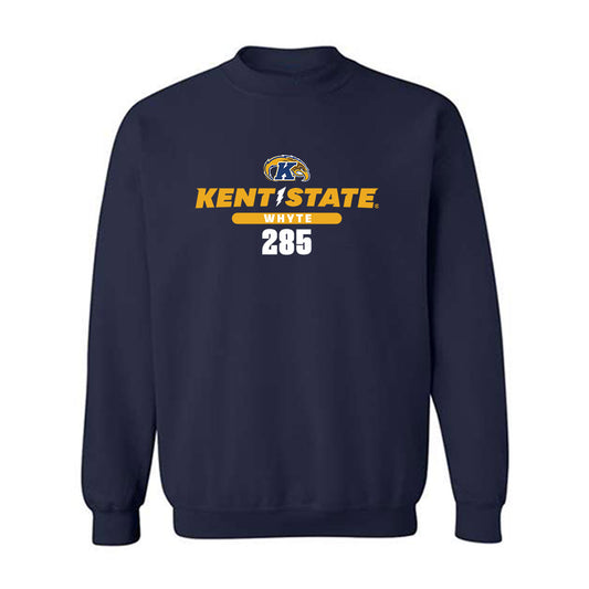 Kent State - NCAA Wrestling : Colin Whyte - Classic Fashion Shersey Crewneck Sweatshirt-0