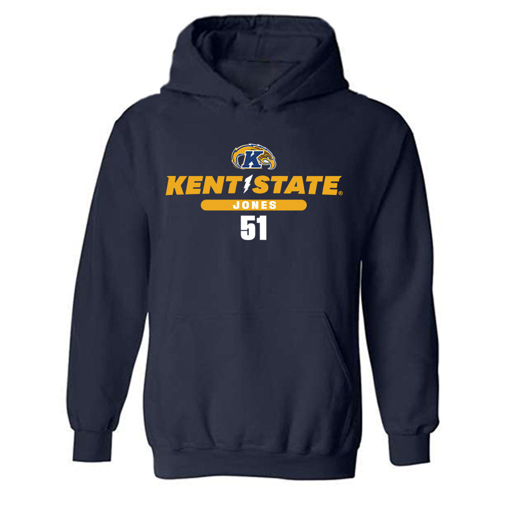 Kent State - NCAA Women's Lacrosse : Ella Jones - Classic Fashion Shersey Hooded Sweatshirt-0