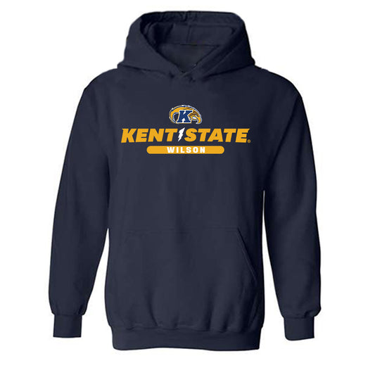 Kent State - NCAA Men's Track & Field : Jayden Wilson - Classic Fashion Shersey Hooded Sweatshirt-0