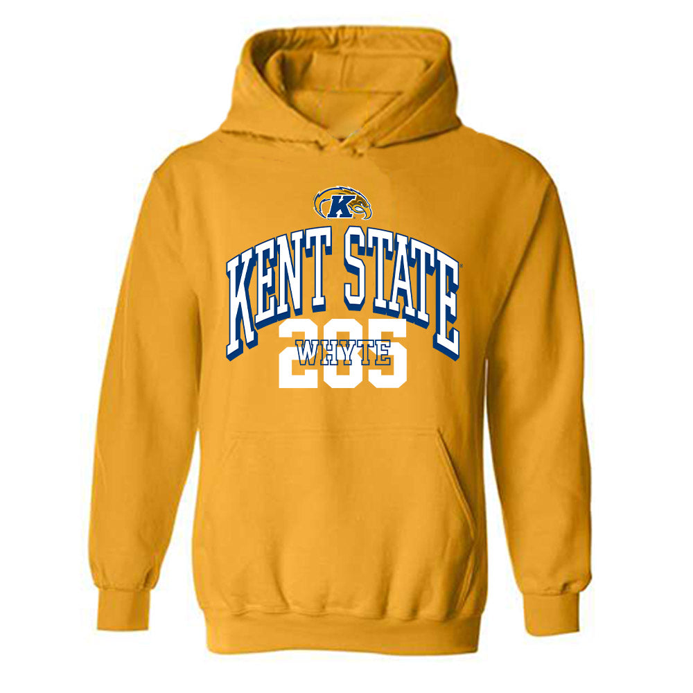 Kent State - NCAA Wrestling : Colin Whyte - Classic Fashion Shersey Hooded Sweatshirt-0
