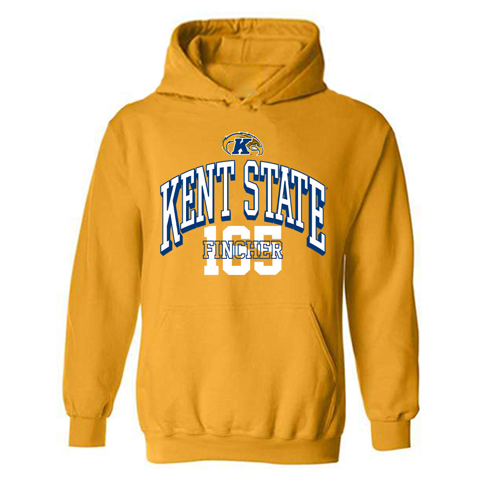 Kent State - NCAA Wrestling : Jordan Fincher - Classic Fashion Shersey Hooded Sweatshirt-0