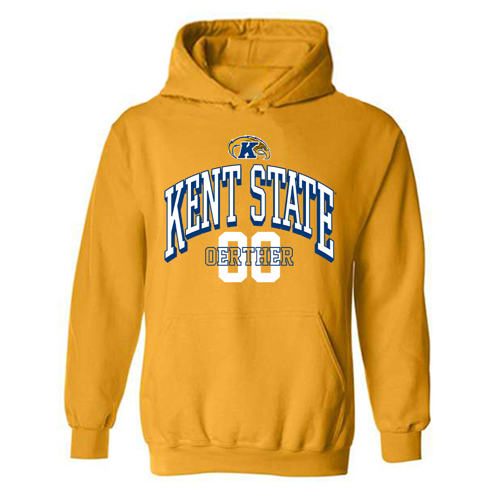 Kent State - NCAA Baseball : Drew Oerther - Classic Fashion Shersey Hooded Sweatshirt-0