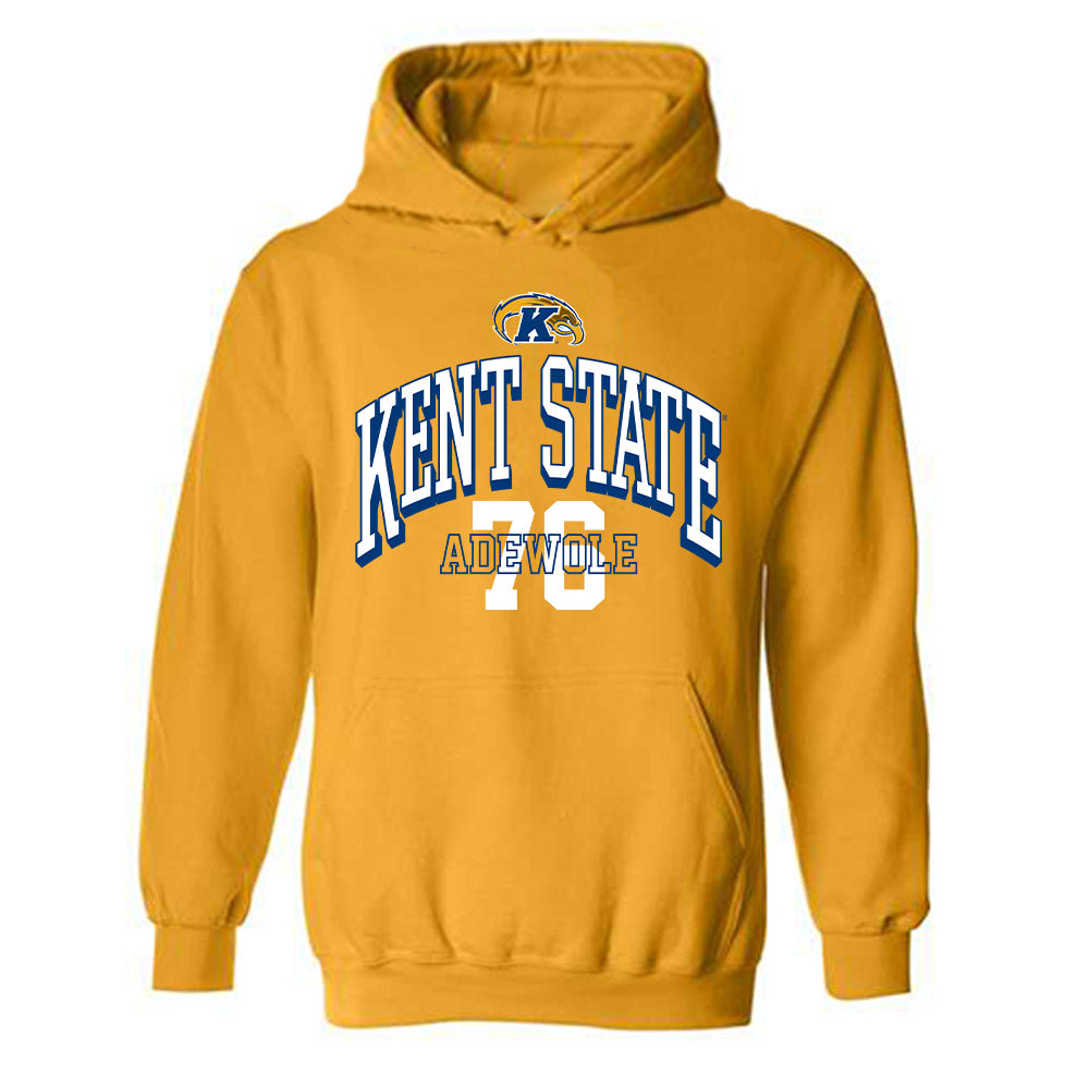Kent State - NCAA Football : Mofe Adewole - Classic Fashion Shersey Hooded Sweatshirt-0