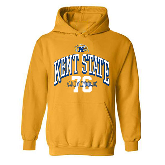 Kent State - NCAA Football : Mofe Adewole - Classic Fashion Shersey Hooded Sweatshirt-0