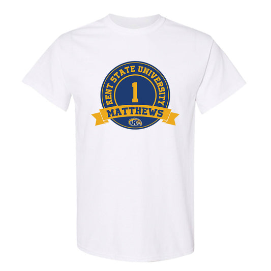 Kent State - NCAA Baseball : Luke Matthews - Classic Fashion Shersey T-Shirt-0
