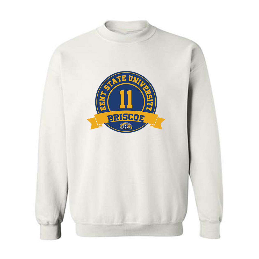 Kent State - NCAA Men's Basketball : Dezmon Briscoe - Classic Fashion Shersey Crewneck Sweatshirt-0