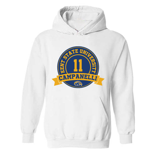 Kent State - NCAA Women's Basketball : Anna Campanelli - Classic Fashion Shersey Hooded Sweatshirt-0