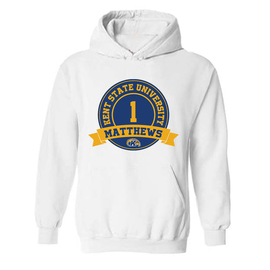 Kent State - NCAA Baseball : Luke Matthews - Classic Fashion Shersey Hooded Sweatshirt-0